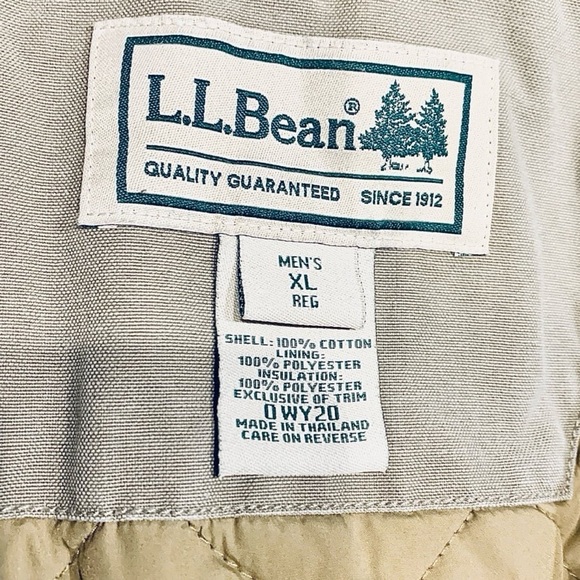 Vintage L.L. BEAN Quilted Thinsulate Lined Chore Jacket - Picture 4 of 13